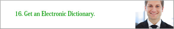 Get an Electronic Dictionary 